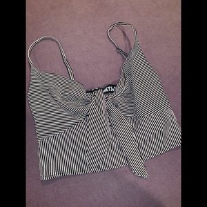 Striped Crop Top